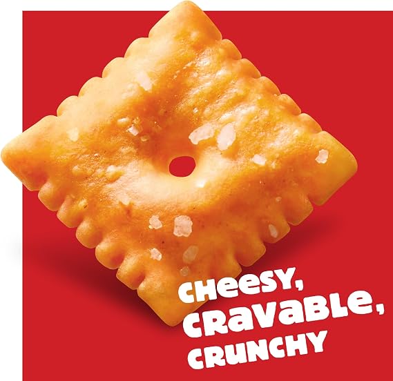 Cheez-It Original Baked Snack Cheese Crackers - Single Serve School Lunch Snacks Case contains 40 Count