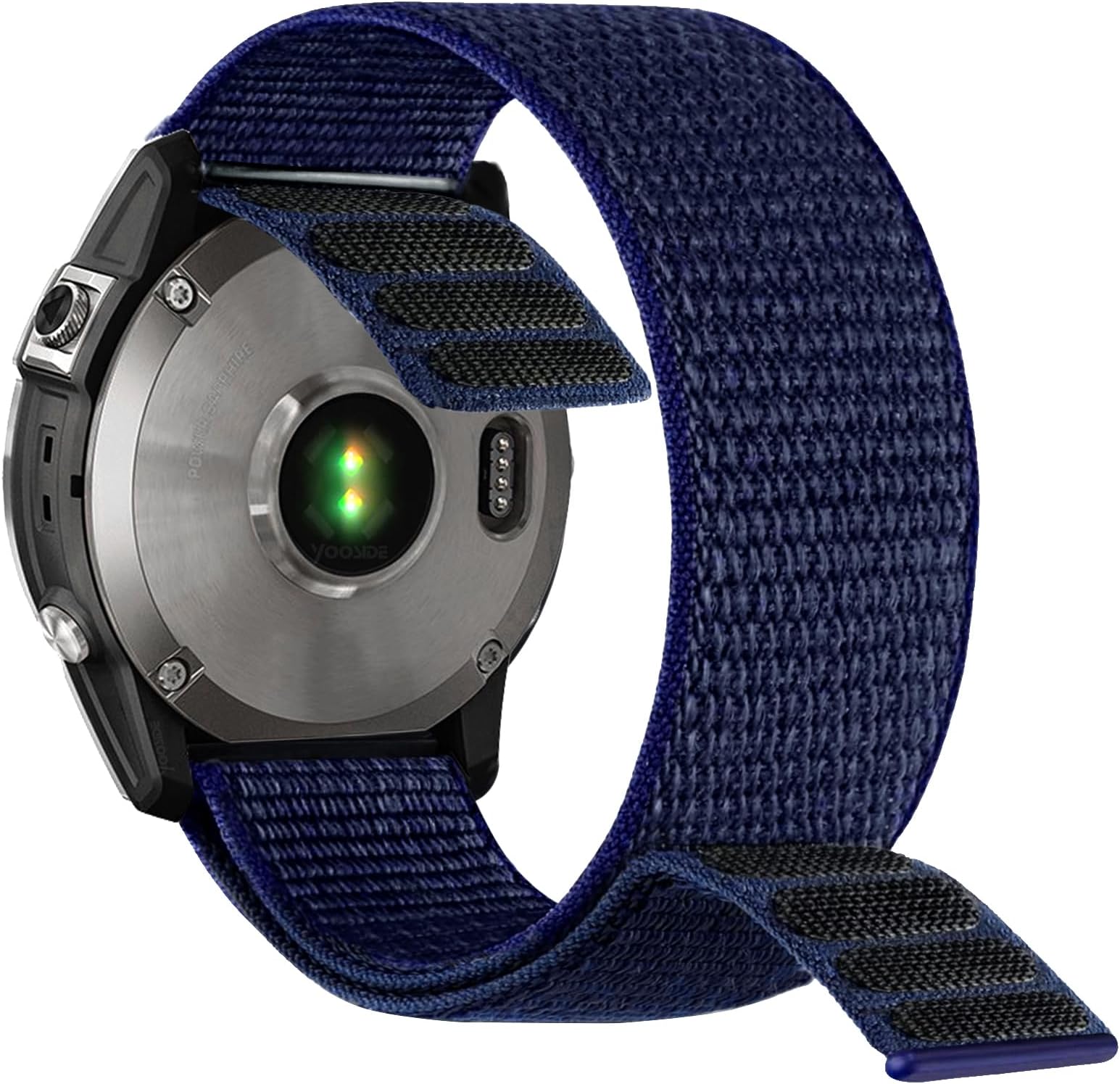 YOOSIDE 22mm Hook and Loop Nylon Watch Strap for Garmin Fenix 8 / epix Pro/Tactix 8 (47mm), Quick Dry Ultralight Sport Wrist Band for Fenix 7/6/5, Instinct 3 45mm