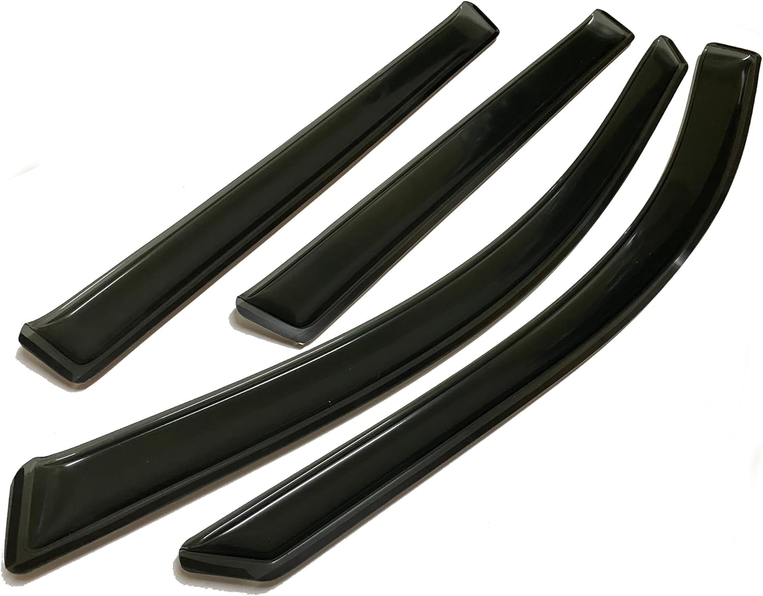 in-Channel Style Smoke Window Sun Rain Visors Vent Guard Deflector Compatible with Jeep Cherokee 2014-2022