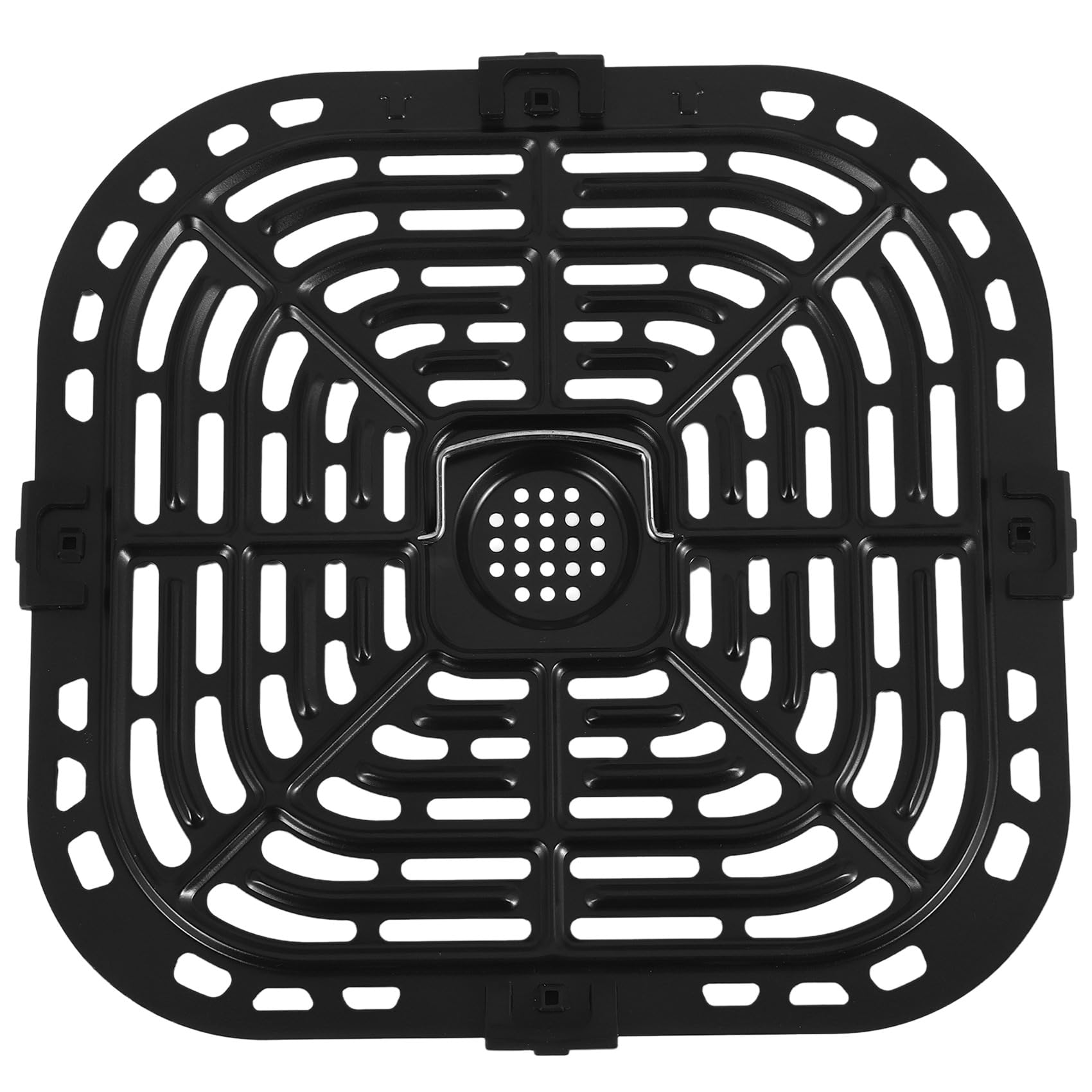 detee Air Fryer Grill Plate for Instants Plus 6QT Air Fryers, Upgraded Square Grill Pan Tray Replacement