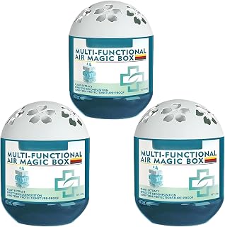 Purificador de aire contra el polvo Magic Box, mágica para purificar el aire y eliminar el polvo para interiores, no requiere conexión de alimentación (3 Piezas)
