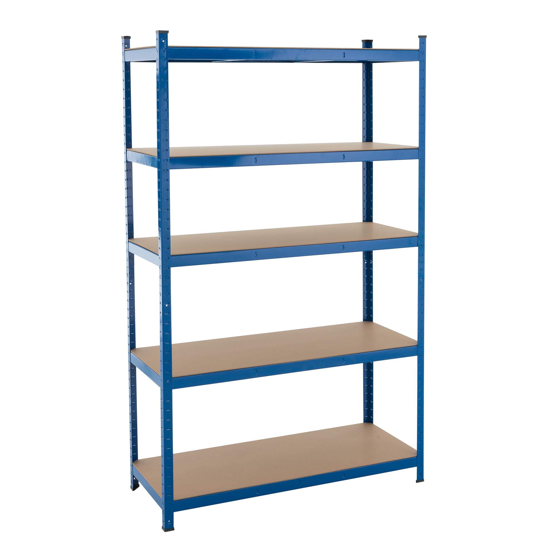 KARAT Rek voor zware lasten - steekrek, kelderrek, magazijnrek, werkbank - draagkracht tot 1250 kg - snelle en stabiele montage (verzinkt, 200 x 90 x