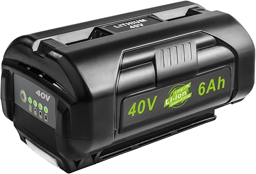 Miniatura 8 de Futurebatt Batería de gran capacidad 6.0Ah 40V para Ryobi 40 voltios herramientas eléctricas OP4015 OP4026 OP40201 OP4030 OP4040 OP4050 OP40601 etc.