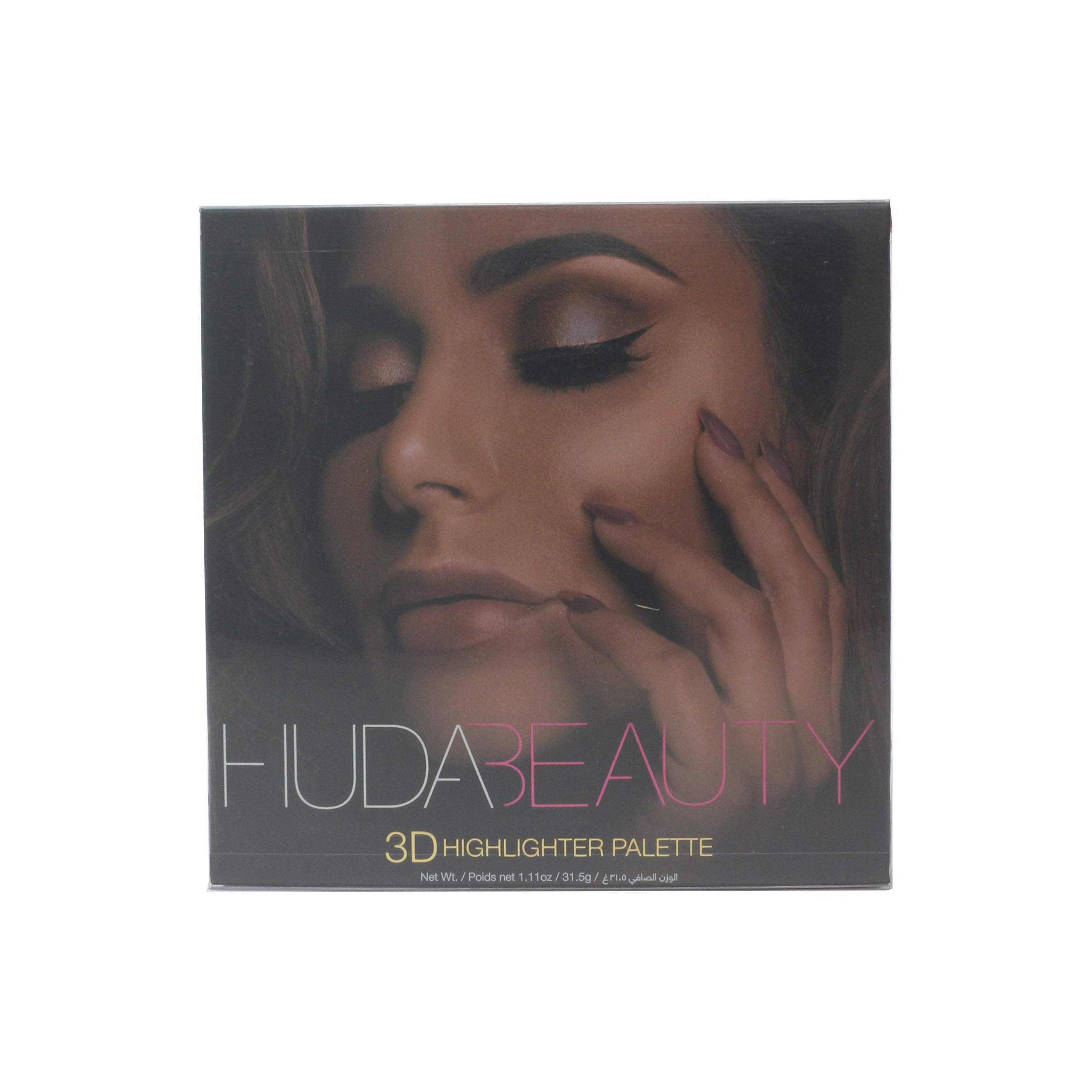 Huda Beauty, palette di polveri illuminanti 3D Golden Sands (etichetta in lingua italiana non garantita)