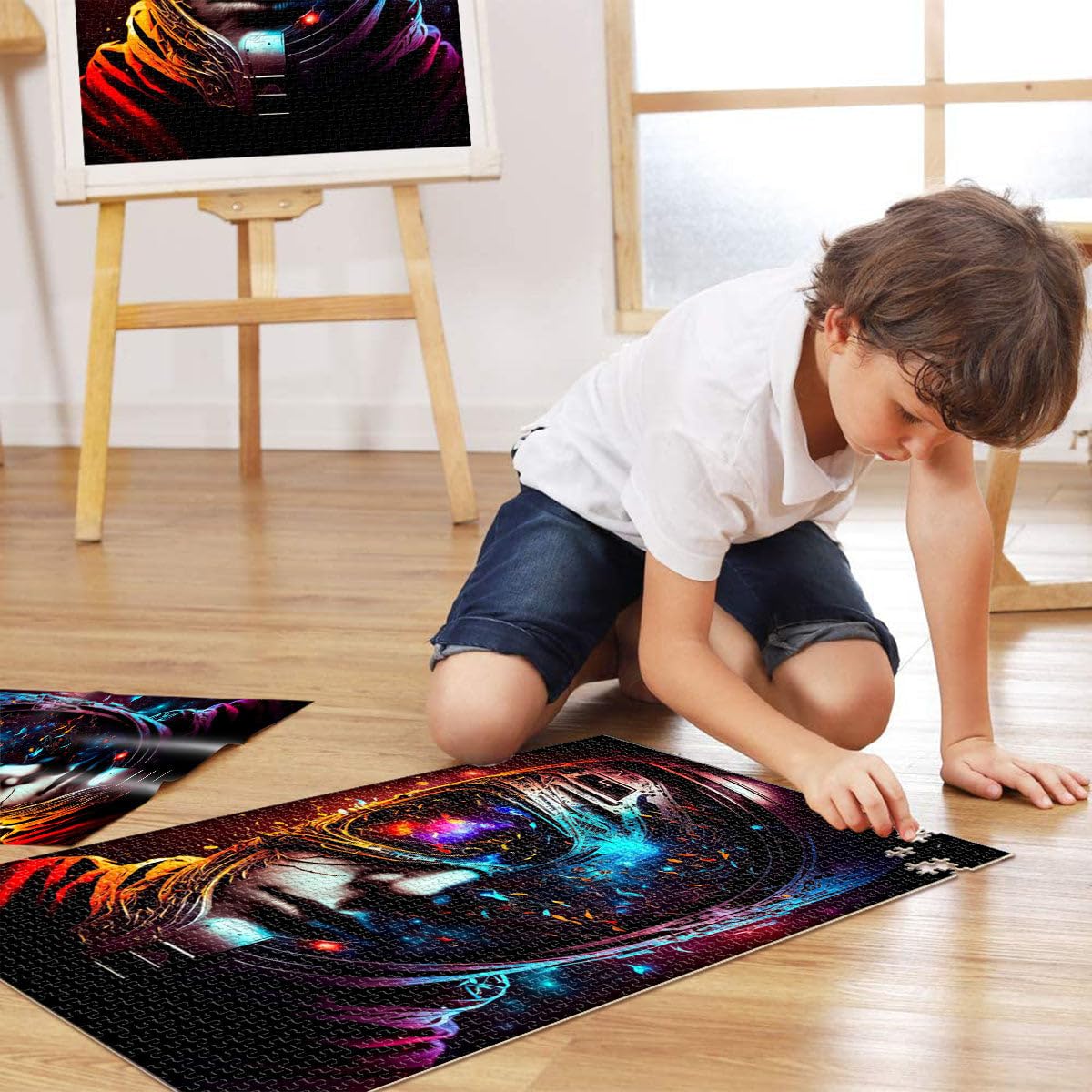 Puzzle 2000 pezzi per adulti, puzzle viso dei mille mondi, gioco educativo per famiglie, miglior regalo, 27,56 "x 39,37"