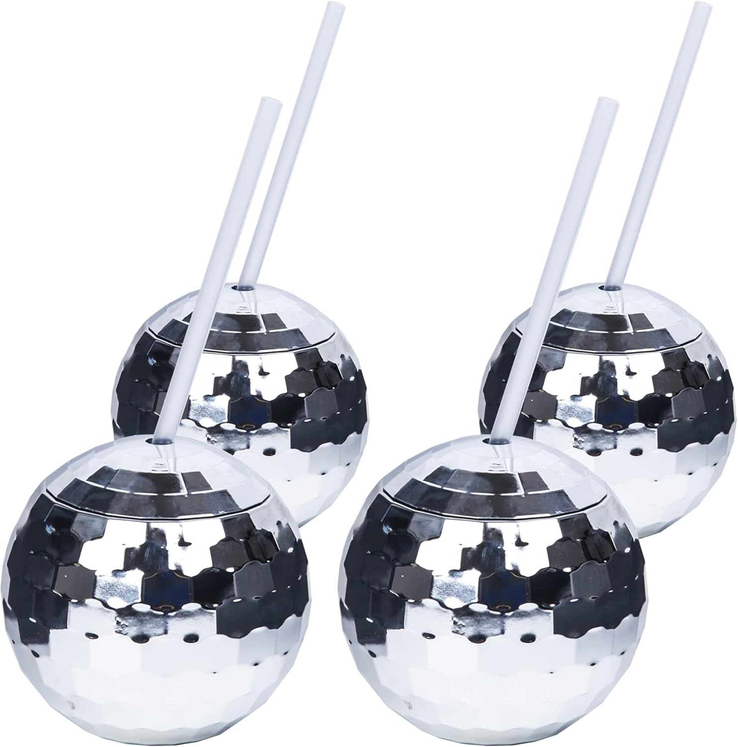 Disco Ball Cup 4pcs Disco Ball Cups for Party Fun and Practical