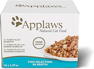 Applaws Natural Fish Selection in Broth Multipack Wet Cat Food