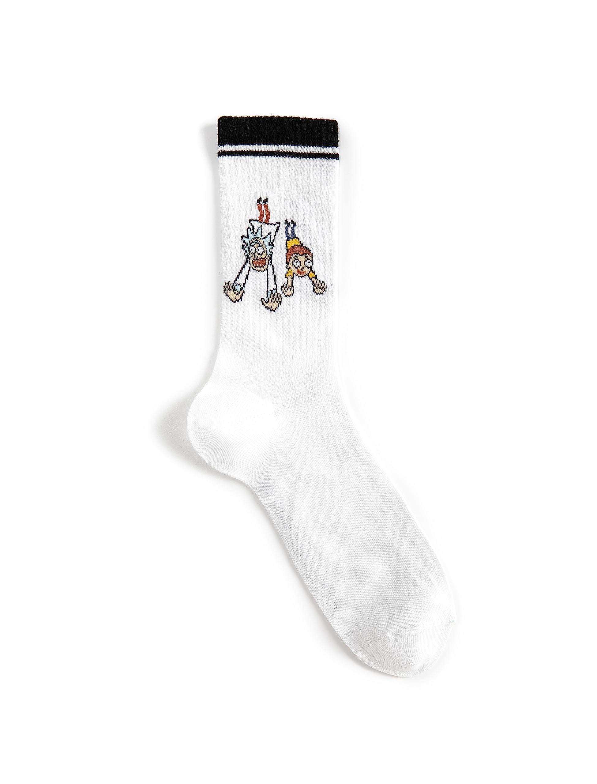 Rick and Morty Çorap Lisanslı İşlemeli Çorap Erkek