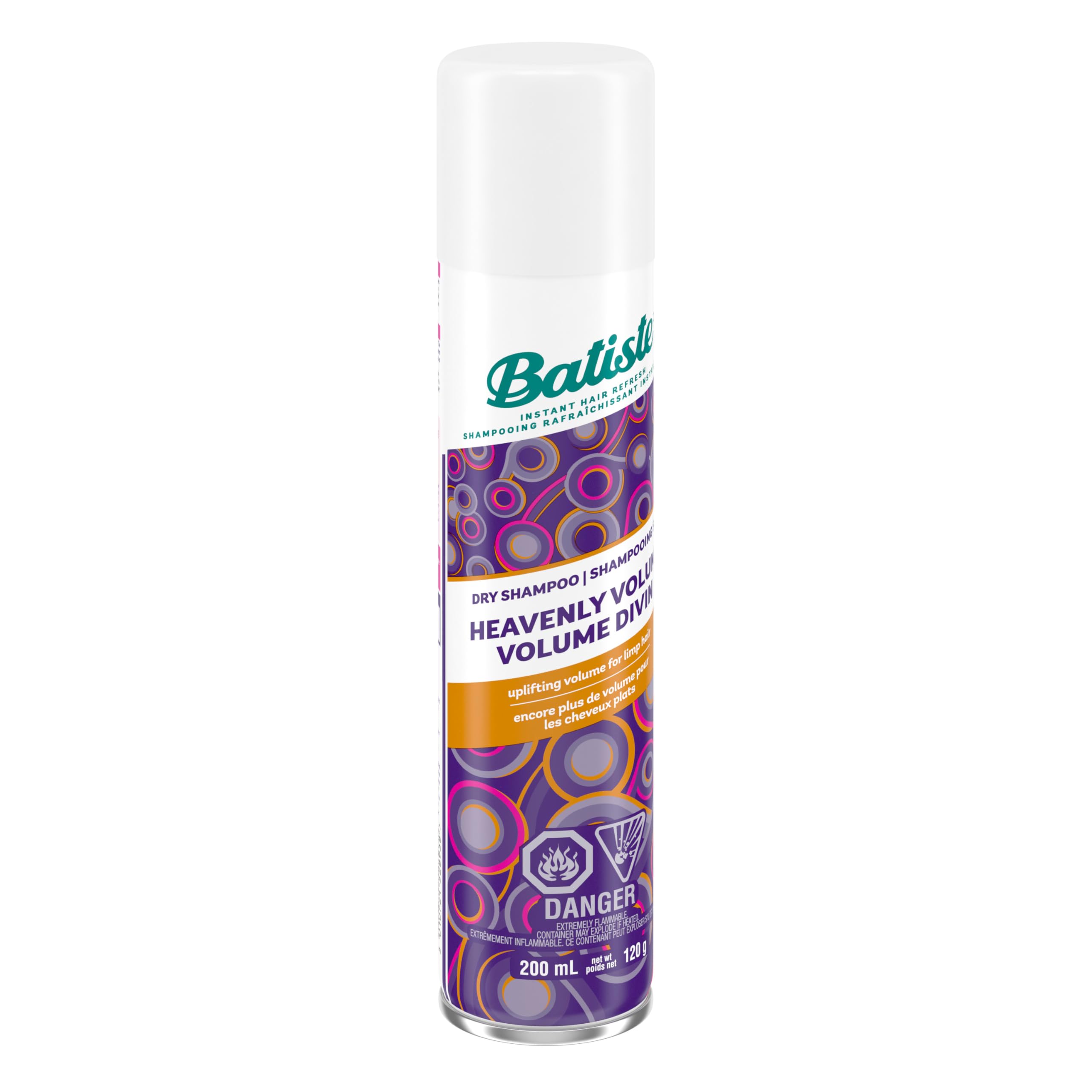 Batiste Heavenly Volume Dry Champú - 200 ml, El embalaje puede variar