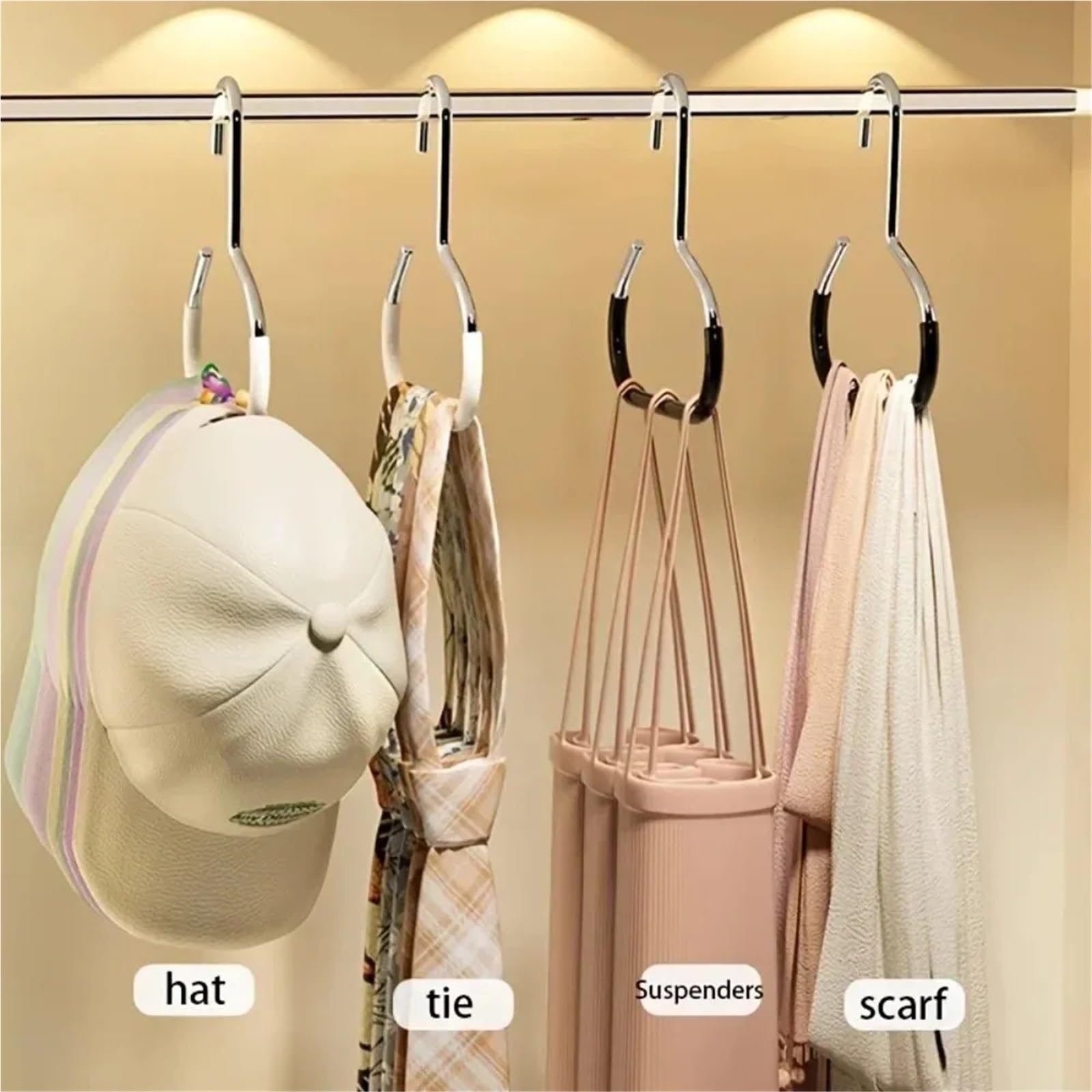organizador gorras Percha for sombrero con anillo circular