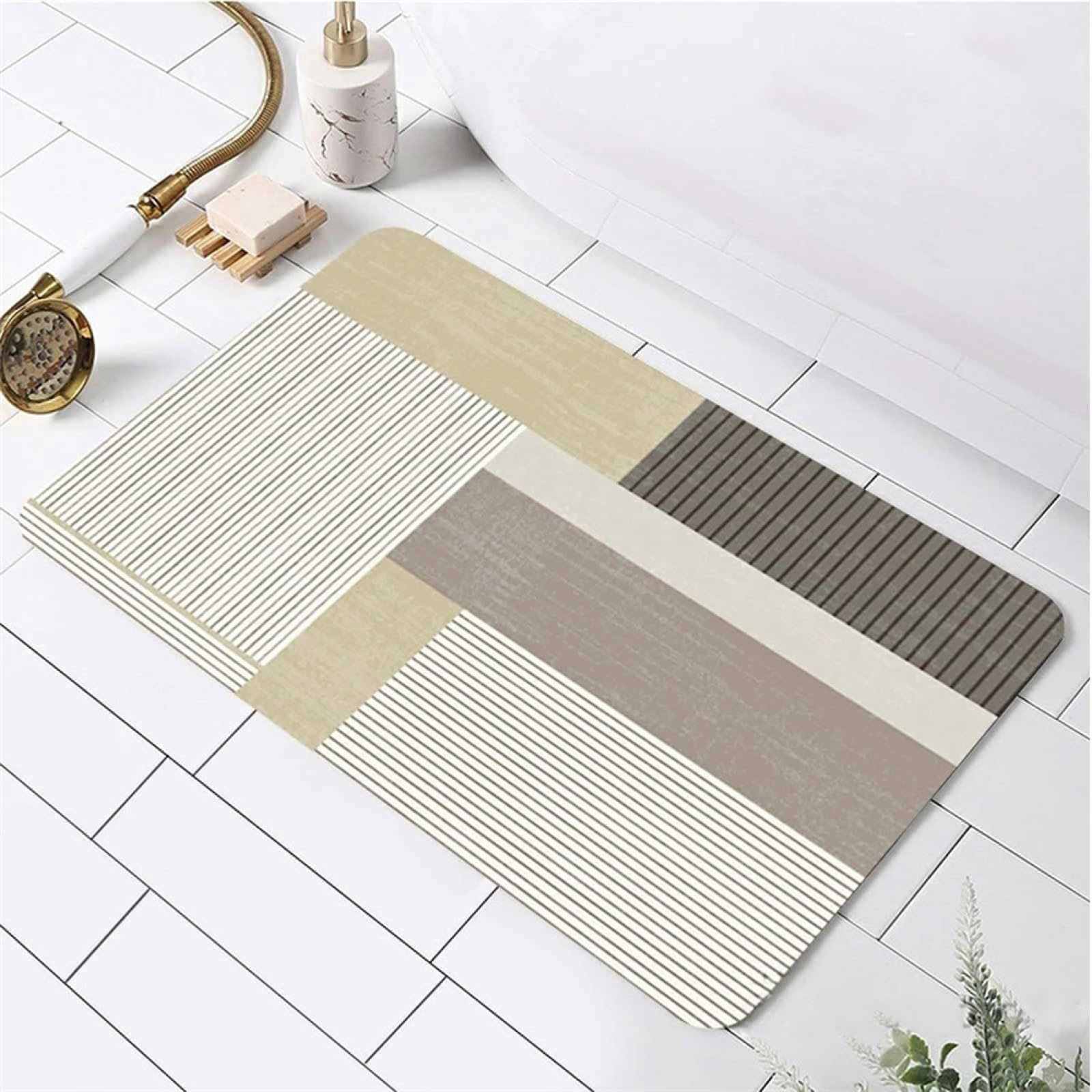 Alfombras baño lavables para una cocina limpia y ducha moderna sin resbalones
