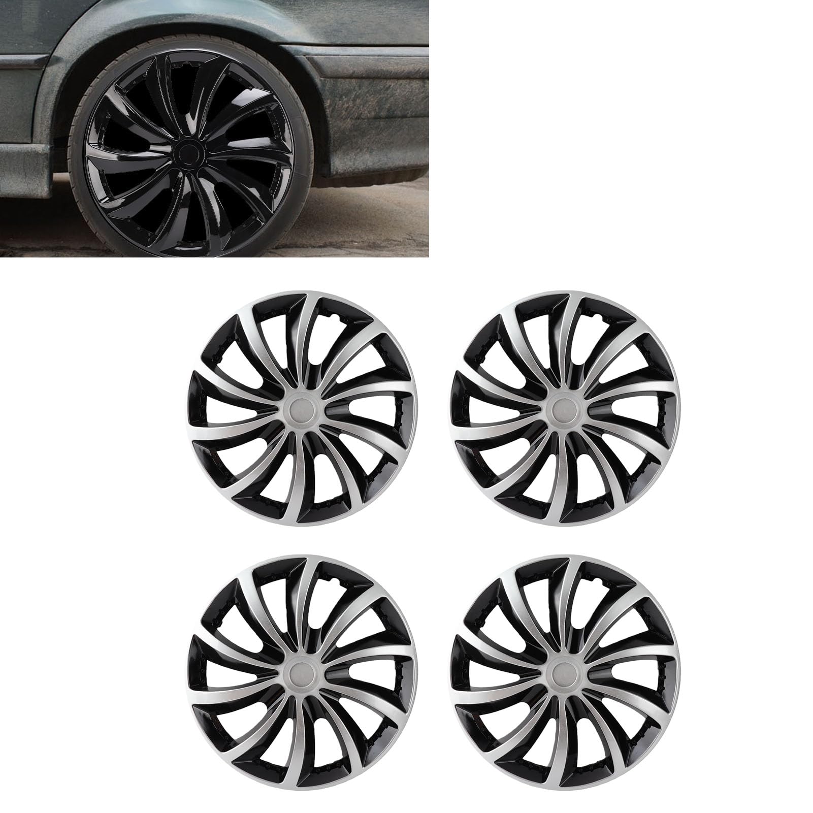 Mingzhe Stylish 14 Inch Wheel Hub Caps Universal Fit for Most Cars and