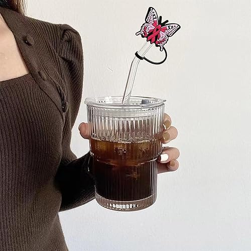 Miniatura 6 de 9 tapas de pajita, tapas de paja para vasos, popotes reutilizables, cubierta de punta de pajita, tapones de paja a prueba de polvo para accesorios