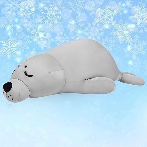 My OLi Almohada de peluche refrescante de 18 pulgadas, almohada de sellado suave y fría para abrazar, juguetes de peluche, regalo para niños y