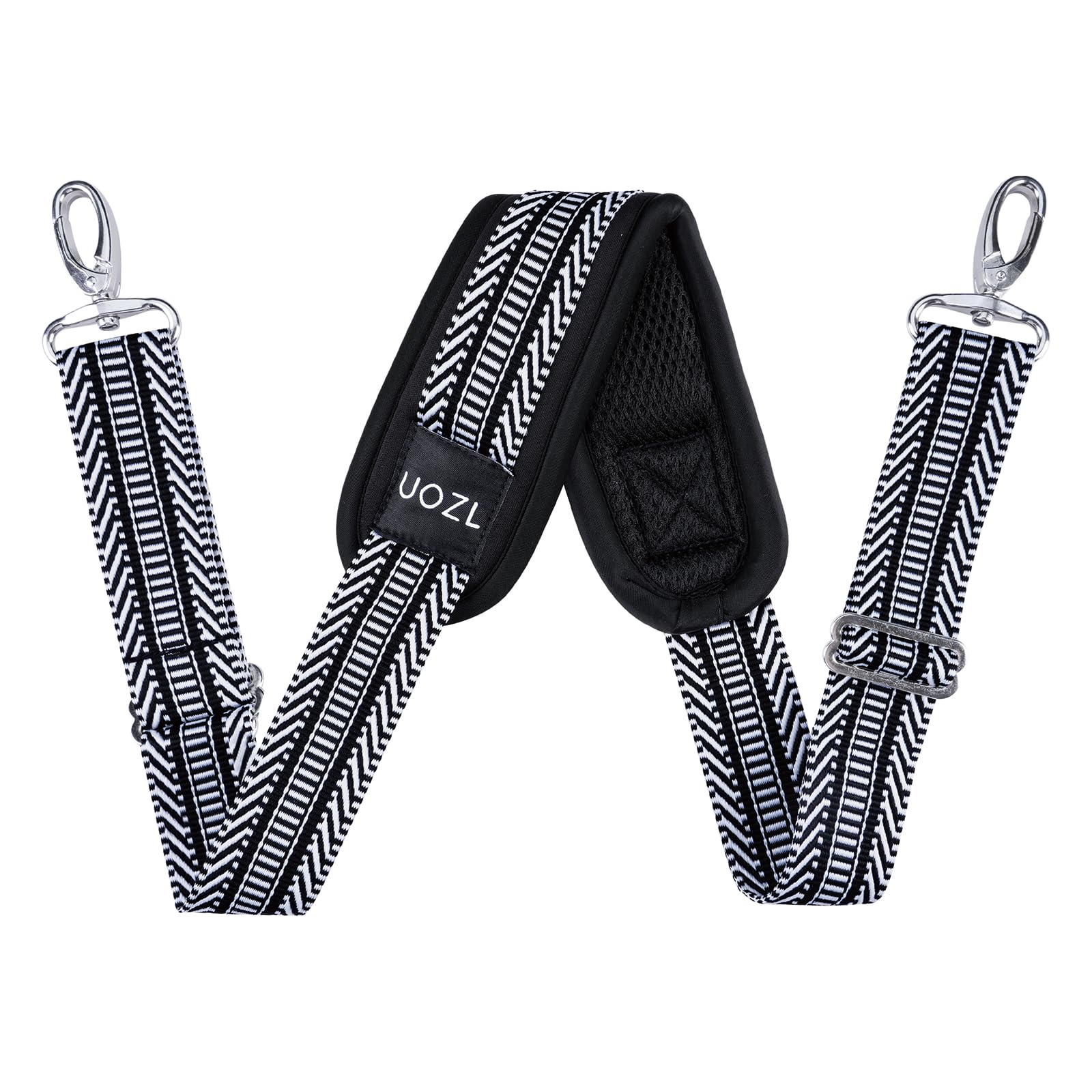 59 Inch Shoulder Strap for Bag with Thick Fixed Shoulder Pad,Stripe