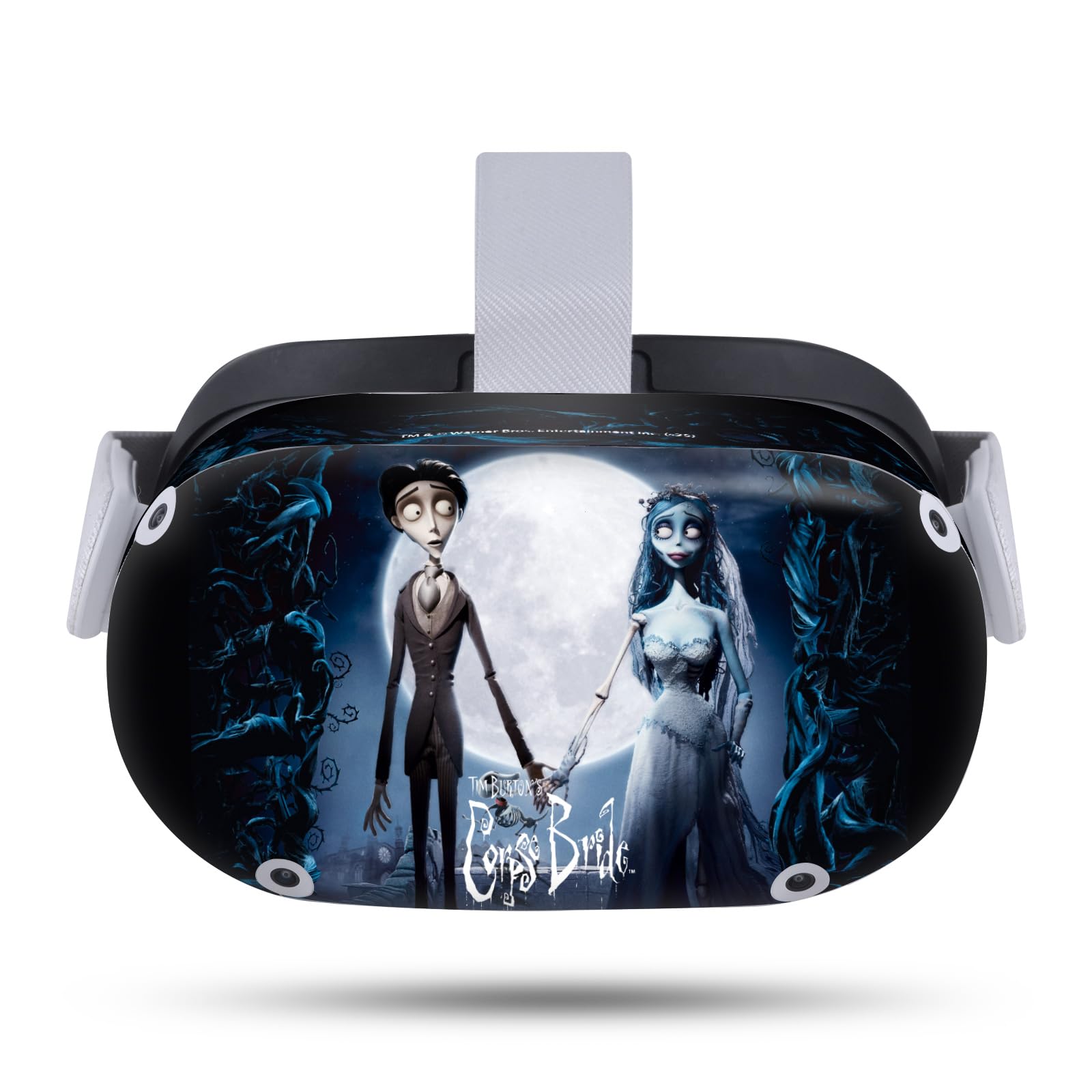 Corpse Bride vinyle autocollant peau couverture pour casque Meta Quest 2 - 8