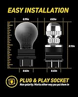 Vista 21 de AUXITO LED 3157-3156 - Bombillas LED