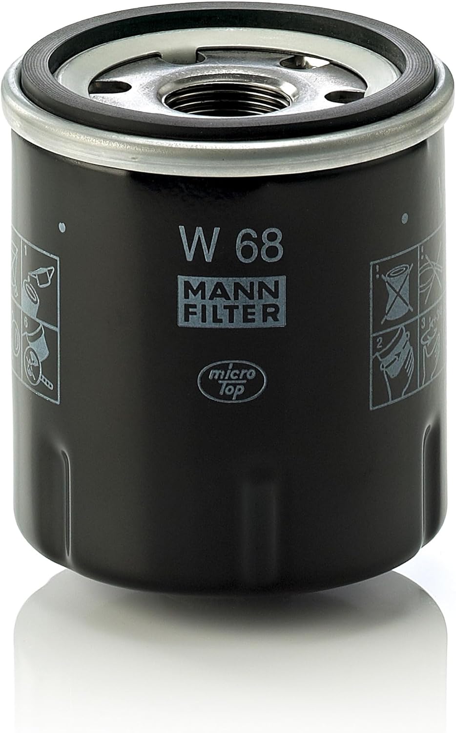 Mann Filter W68 Spin-On Oil Filter