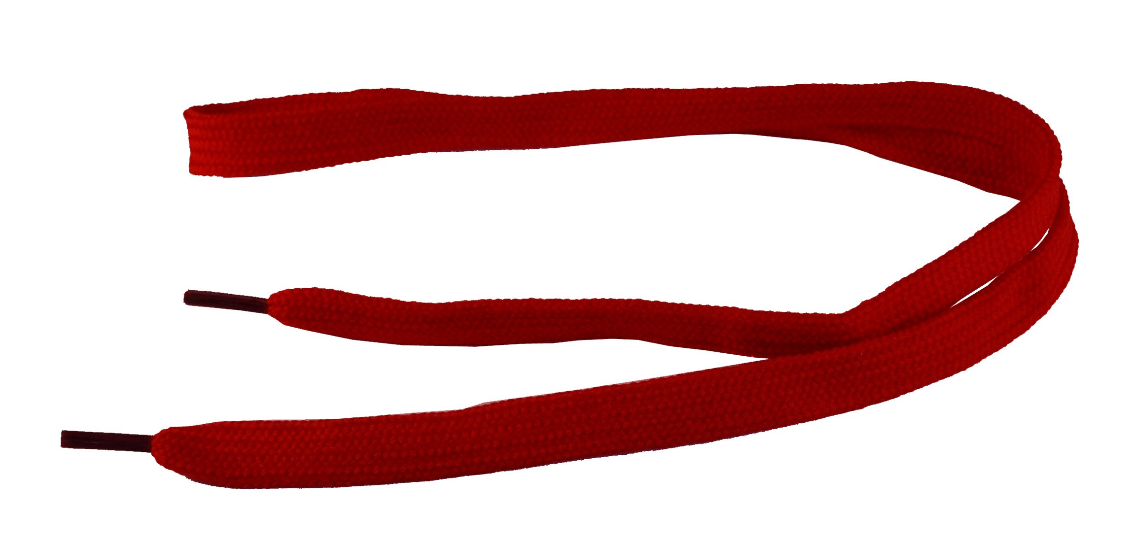 Underground KultureKids Shoelaces Coloured Replacement Childrens Trainers Sneakers Universal Sports Unisex Shoe Laces 60cm 23.5", Red