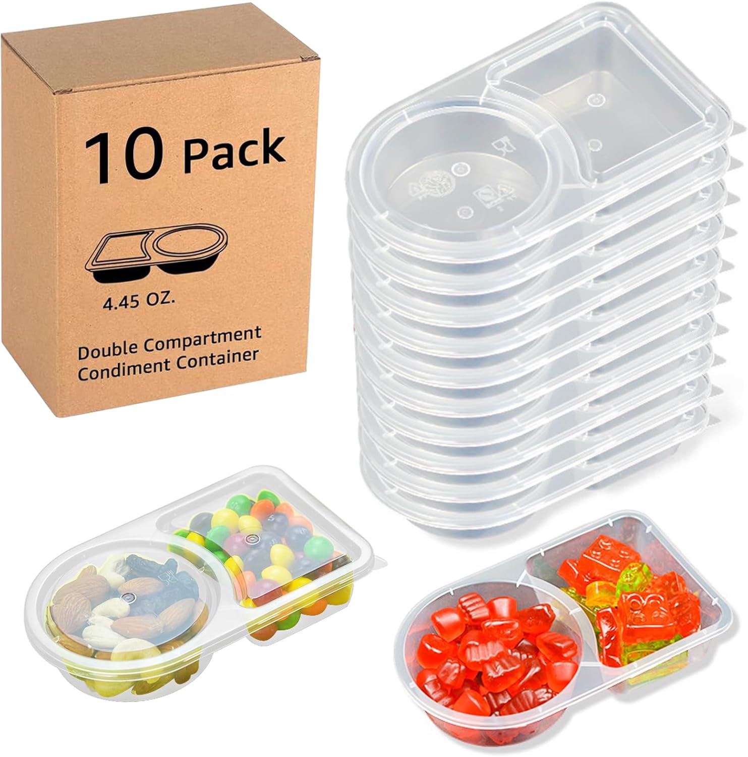 Reusable Snack Containers with Lids