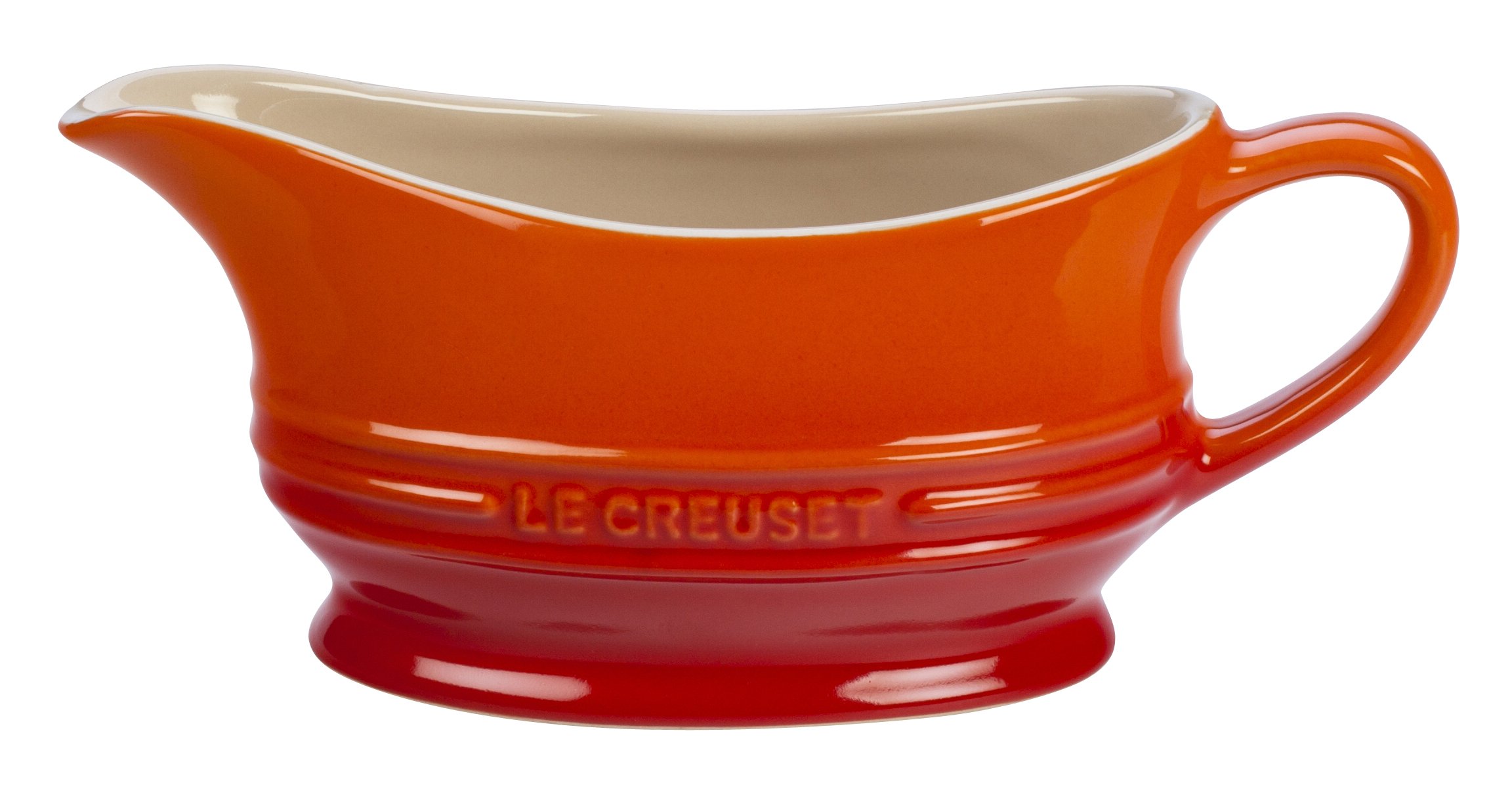 Buy Le Creuset Stoneware Gravy Boat, 12 oz., flame Online at desertcartUAE