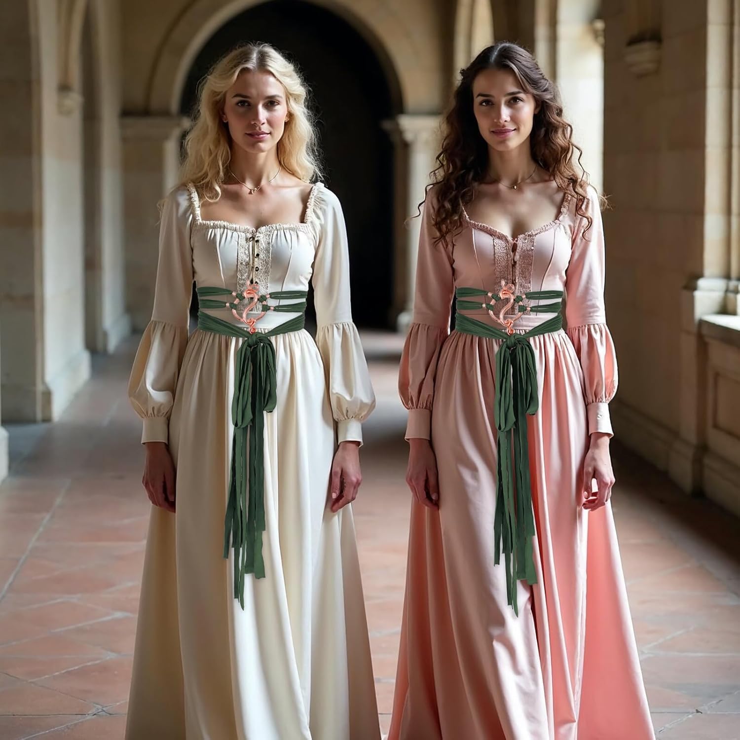 Viking Cross Belt Extra Long Rope Belts Viking Costume Dress Belt Renaissance Accessories for Women Medieval Outfits - Image 3