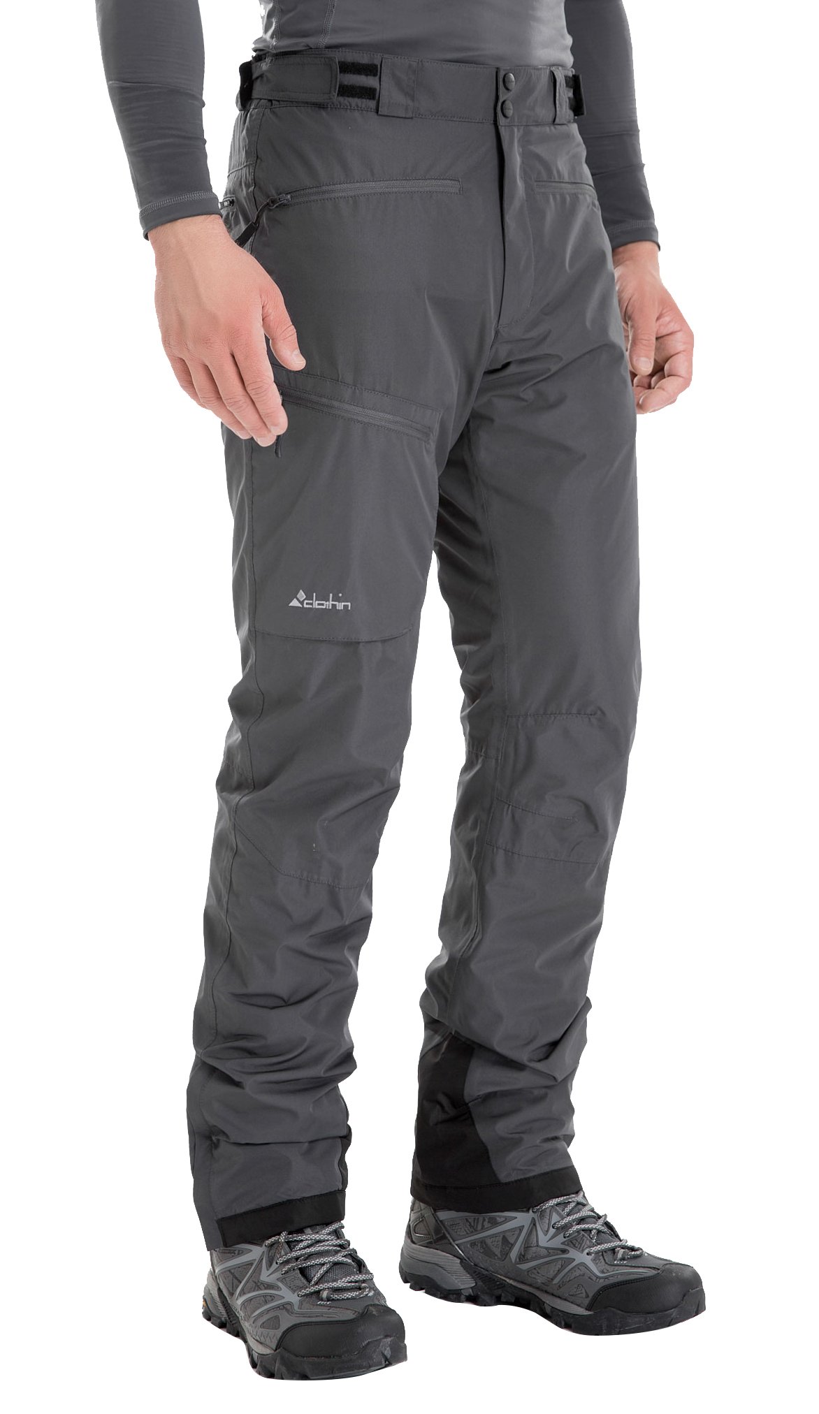 Clothinmens Insulated Ski Pant Fleece Lined Waterproof Snow Pants