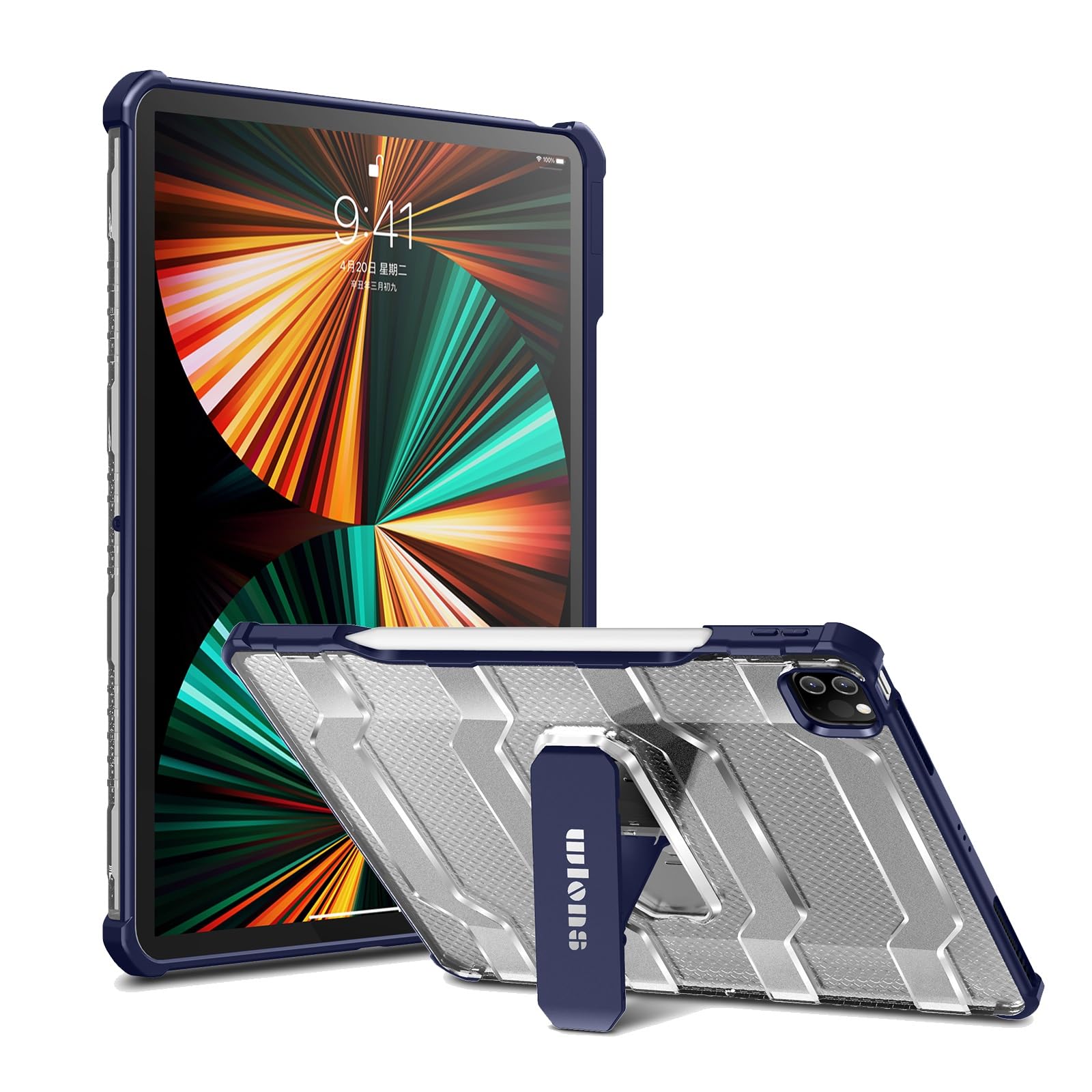 Protection intégrale iPad Pro 12.9 robuste avec support - 8