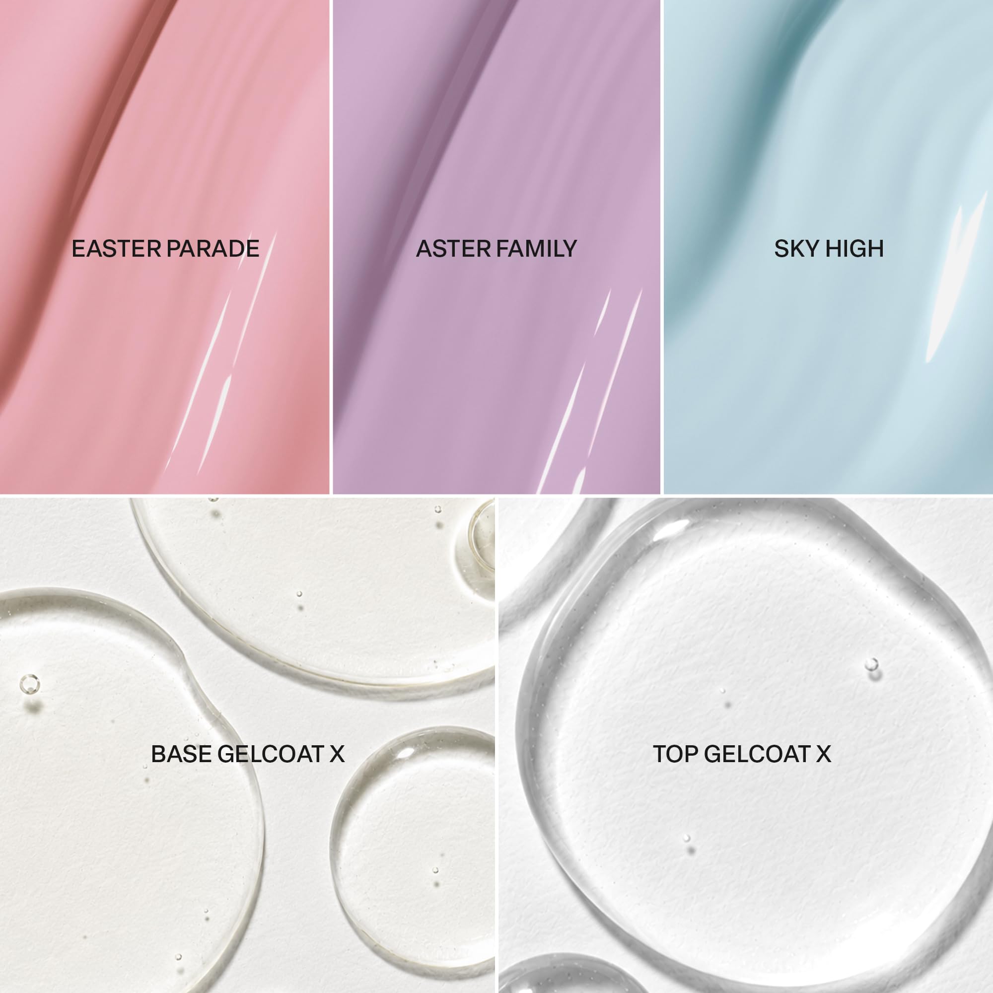 Aprés Mini Gel Color Starter Kit con lámpara UV LED de uñas (Pastel
