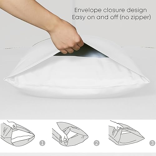 Miniatura 4 de Linenwalas Juego de sábanas tamaño individual XL, juego de sábanas refrescantes de 100 % Tencel Lyocell - Lujosamente suaves y sedosas, bolsillo