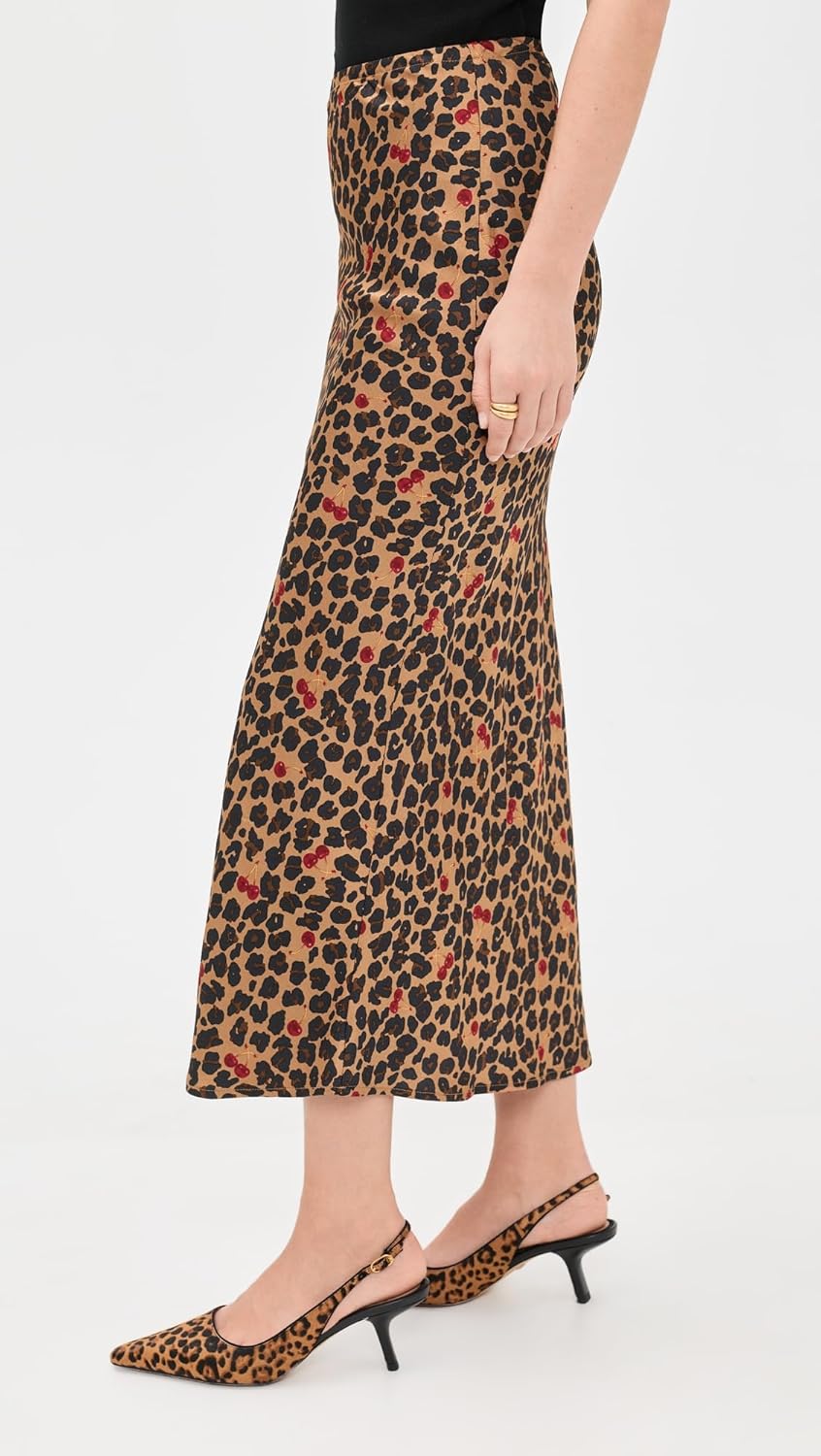 Never Fully Dressed Women's Cherry Leopard Dorris Skirt - Image 5