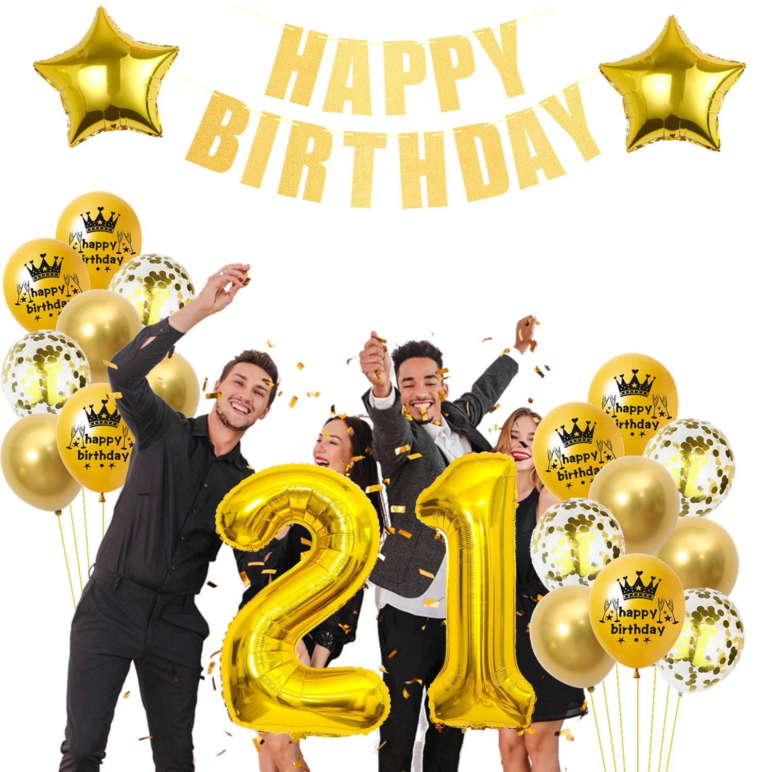 Decoraciones De 70 Cumpleaños Para Esposa, Decoración De Fiesta De Cumpleaños De 70 Años De Oro Rosa Jamw Sencillez