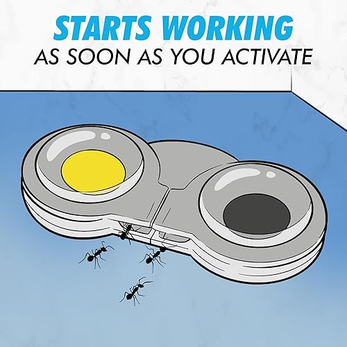 Miniatura 9 de Combat Max 2 en 1 Estación de cebo para hormigas, 4 unidades