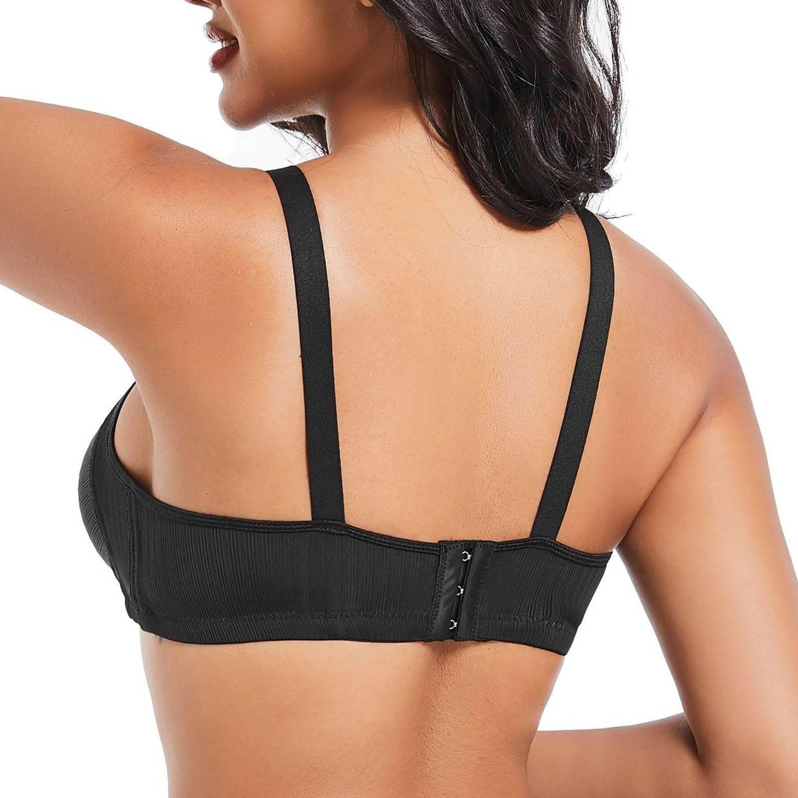 Lot 3 Soutien Gorge avec Armature Femme Sexy, Brassière Femme Dentelle,Soutien-Gorge Couleurs Pures Lingerie Française Bralette Casual a La Mode Classique de Base Bra