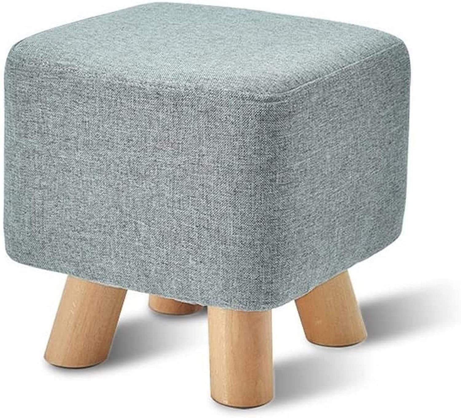 Asiento pequeño con almacenamiento de madera maciza para ordenar zapatos y salones pequeños