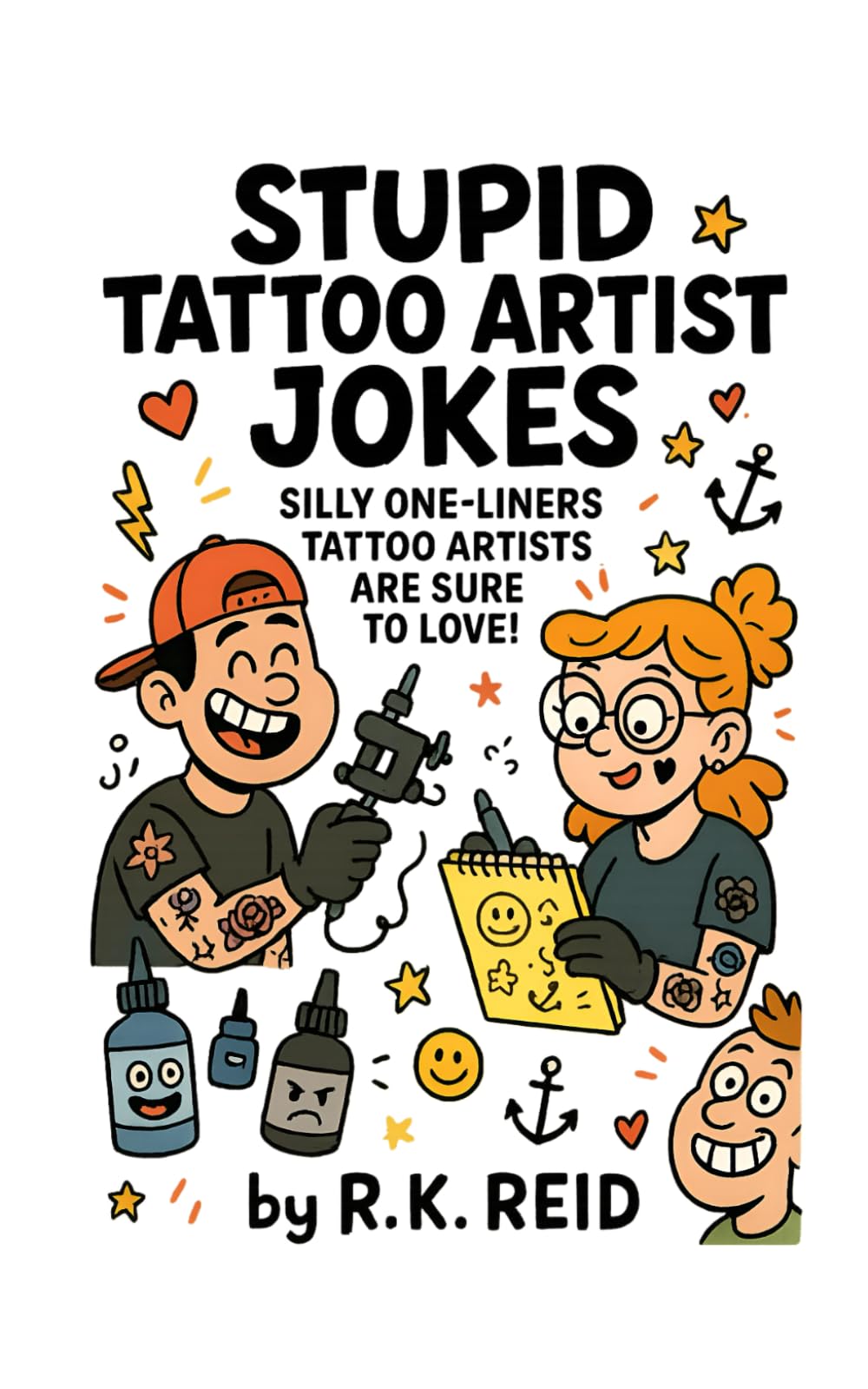 Stupid Tattoo Artist Jokes: A funny Tattoo Artist gift idea. Makes a great present for Christmas or a Birthday. Perfect as unique & unusual gifts for Tattoo Artists!