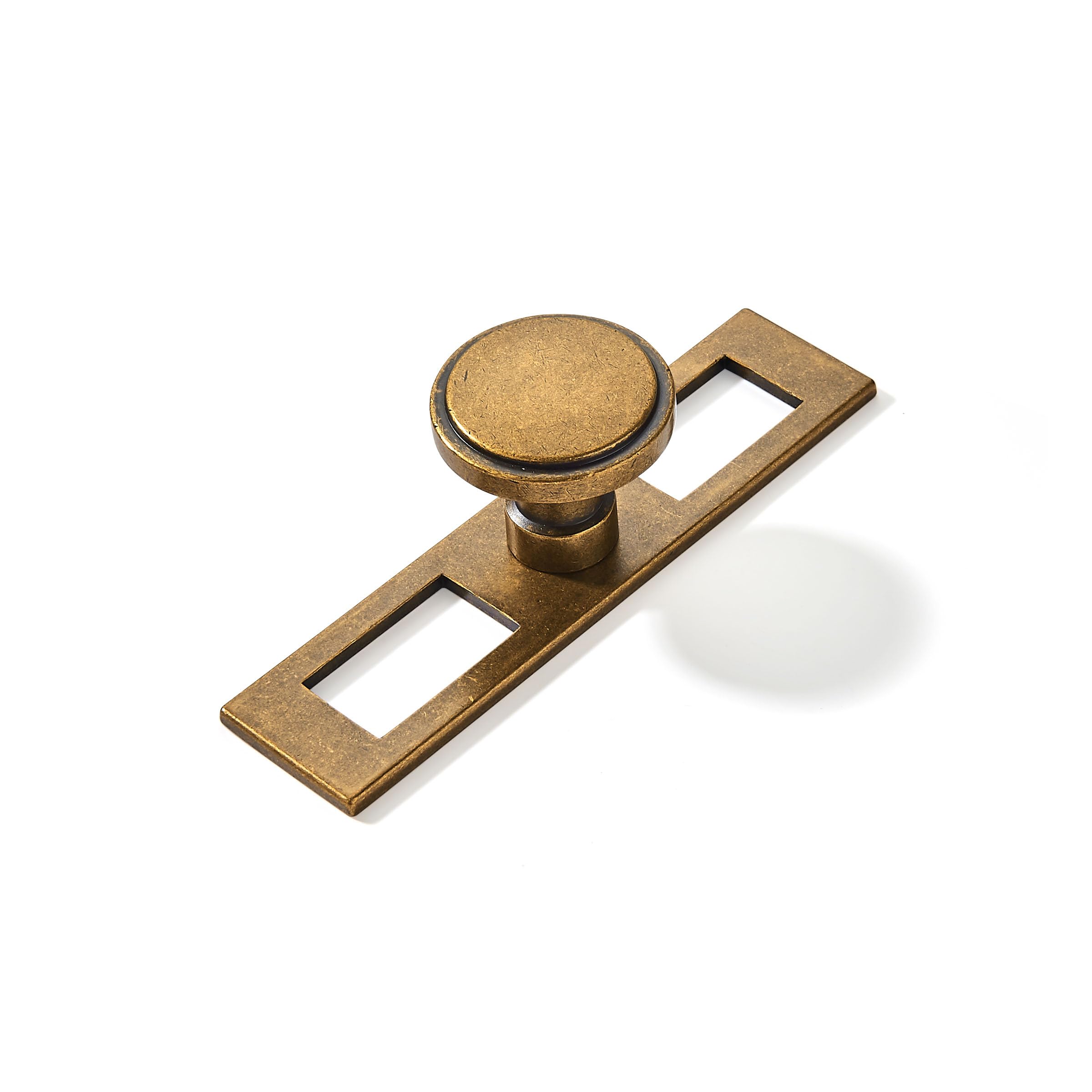antique english brass KNOB cabinet knobs product photo