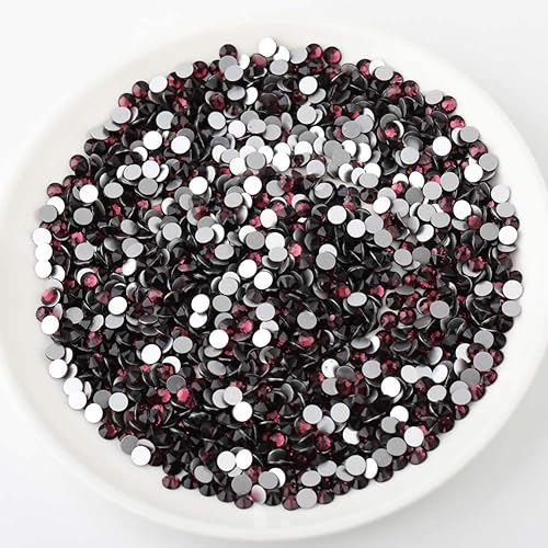 Vista 13 de Beadsland 1440 diamantes de imitación de cristal con parte trasera plana, gemas redondas, sombra dorada, SS20, 0.181-0.189 in