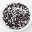 Beadsland 288pcs Flat Back Crystal Rhinestones Round Gems for Nail Art and Craft Glue Fix, Amethyst, SS34,7.1-7.3mm