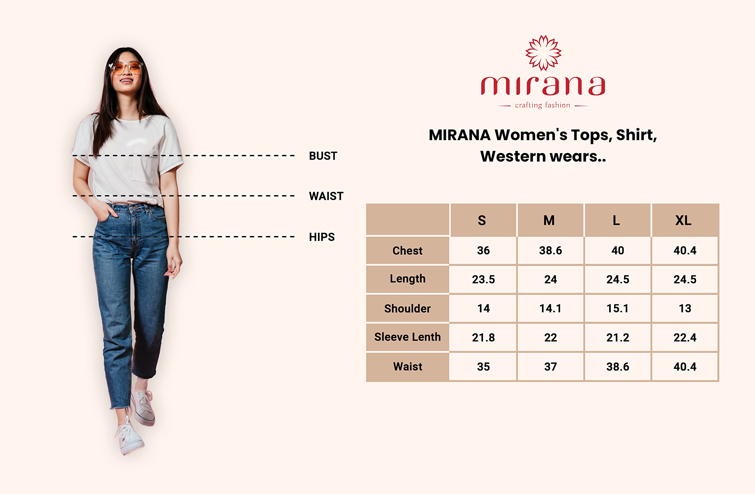 Classic Crew Neck Front Pleat Detail Women Top with Full Sleeves, Gathered Cuff and Pull on Regular - Image 6 thumbnail
