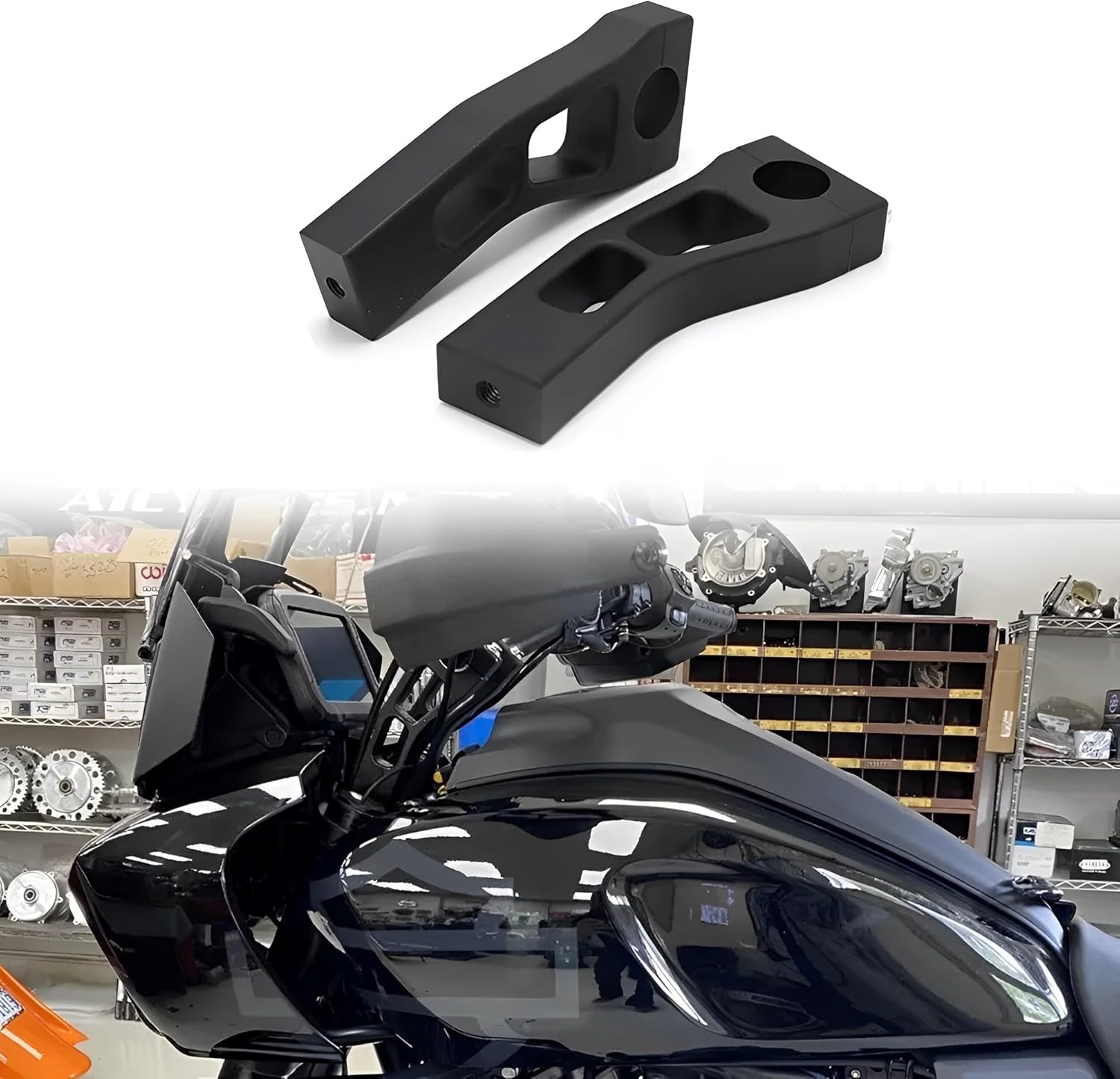 FOR PAN AMERICA 1250 S PA1250S Motorcycle Handlebar Tall Risers Clamp Kits 2021- Accessories