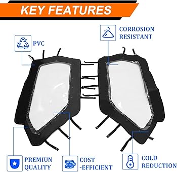 Amazon.com: KUAFU Soft Upper Door Set Compatible with 2020-2024