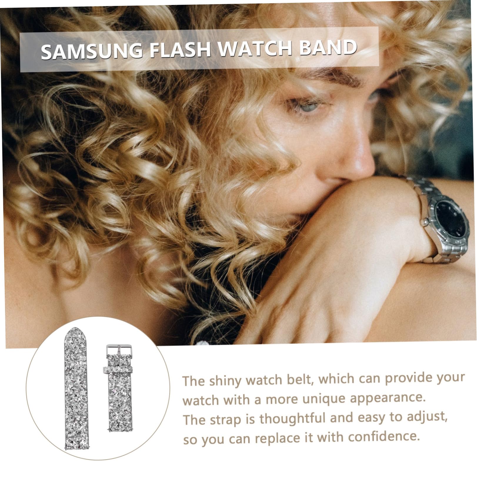 Artibetter 2 Stk Gurt armbänder für smartwatch silbernes armband Bequemes Armband Uhrenarmband 3 anschauen Fitnessuhr uhrenarmbänder Uhrenzubehör Ersatzarmband für Armbanduhren PU-Leder