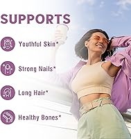 Vista 4 de Péptidos de colágeno múltiple en polvo tipo I II III V X + L-lisina 1000 mg comprimidos, proteína de colágeno hidrolizada y aminoácidos esenciales