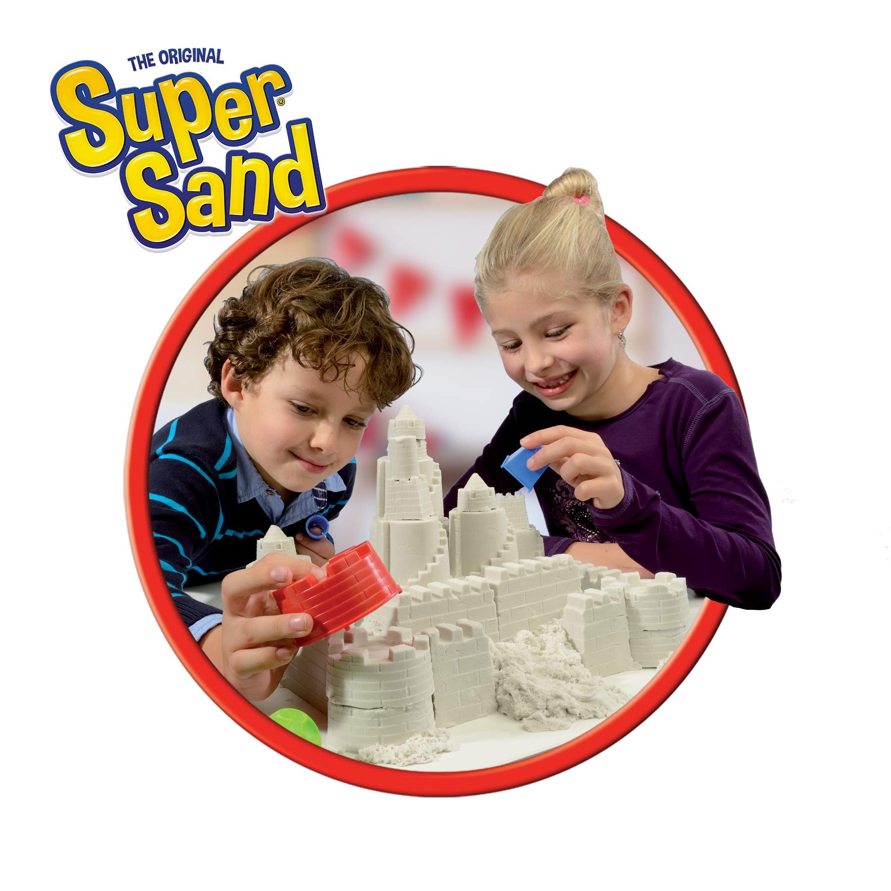 Goliath - Super Sand -Château De Sable - Mallette de Loisirs Créatifs pour Enfants dès 4 ans - Sable Magique - Doux au Toucher - Ne Sèche Pas - Comme de la Pâte à Modeler.