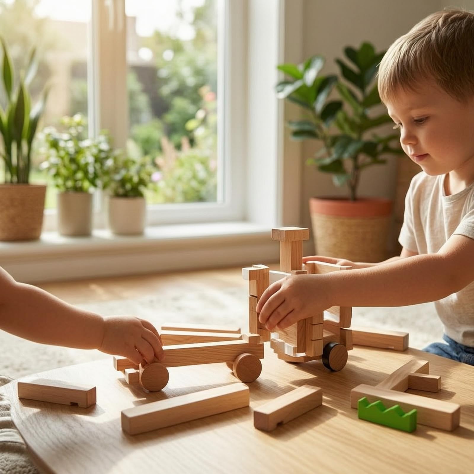 Almencla Juguete Construcción Interconectable Juego Construcción DIY Apilable Juguetes para Preescolar