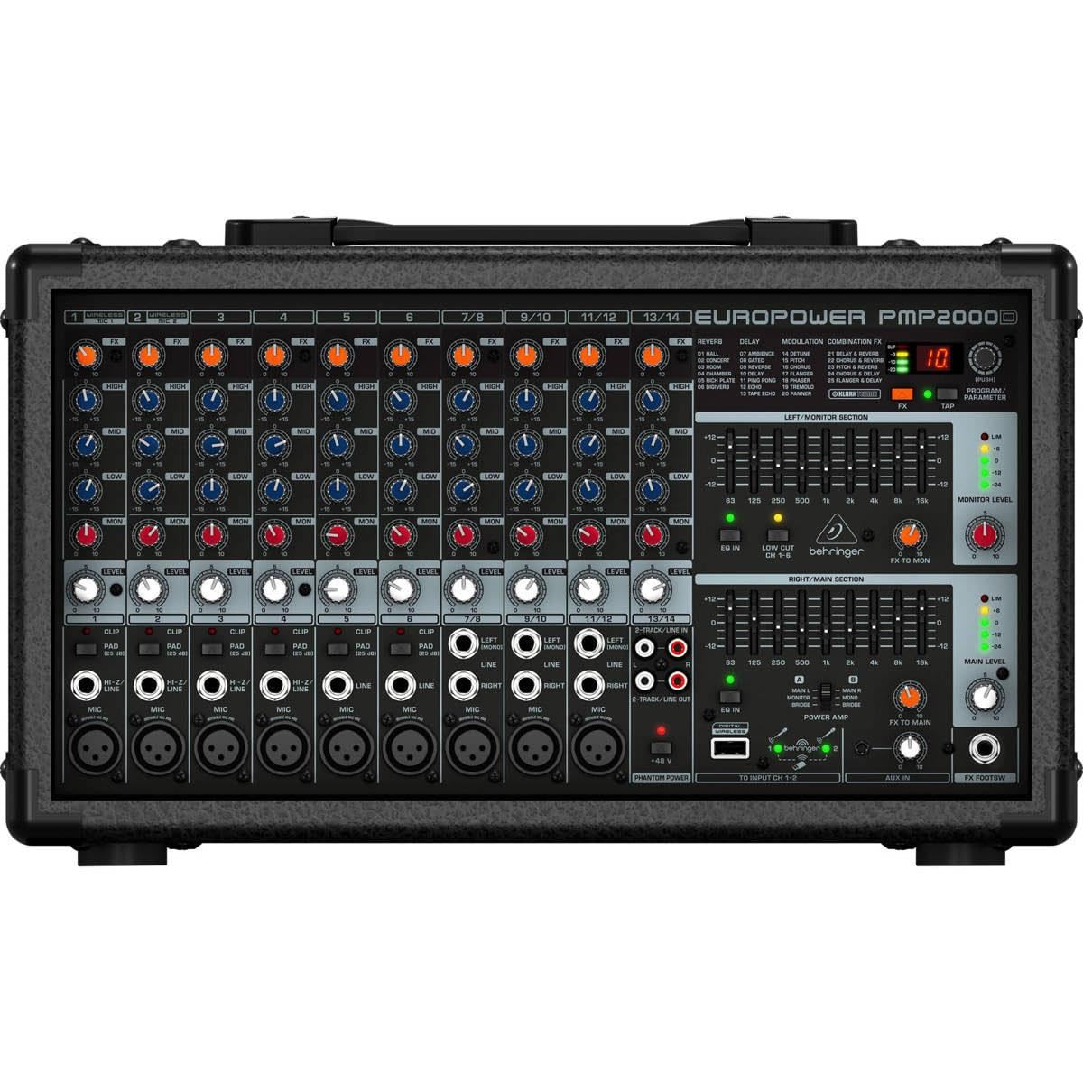 配信機器・PA機器・レコーディング機器 Behringer EUROPOWER PMP2000 Amazon.com: Behringer EUROPOWER PMP2000D 2000 Watt 14