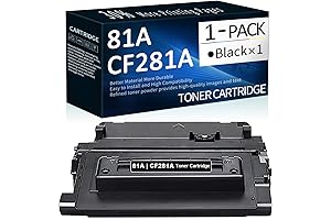 1 Pack Black 81A | CF281A Toner Cartridge Replacement for HP Laserjet
