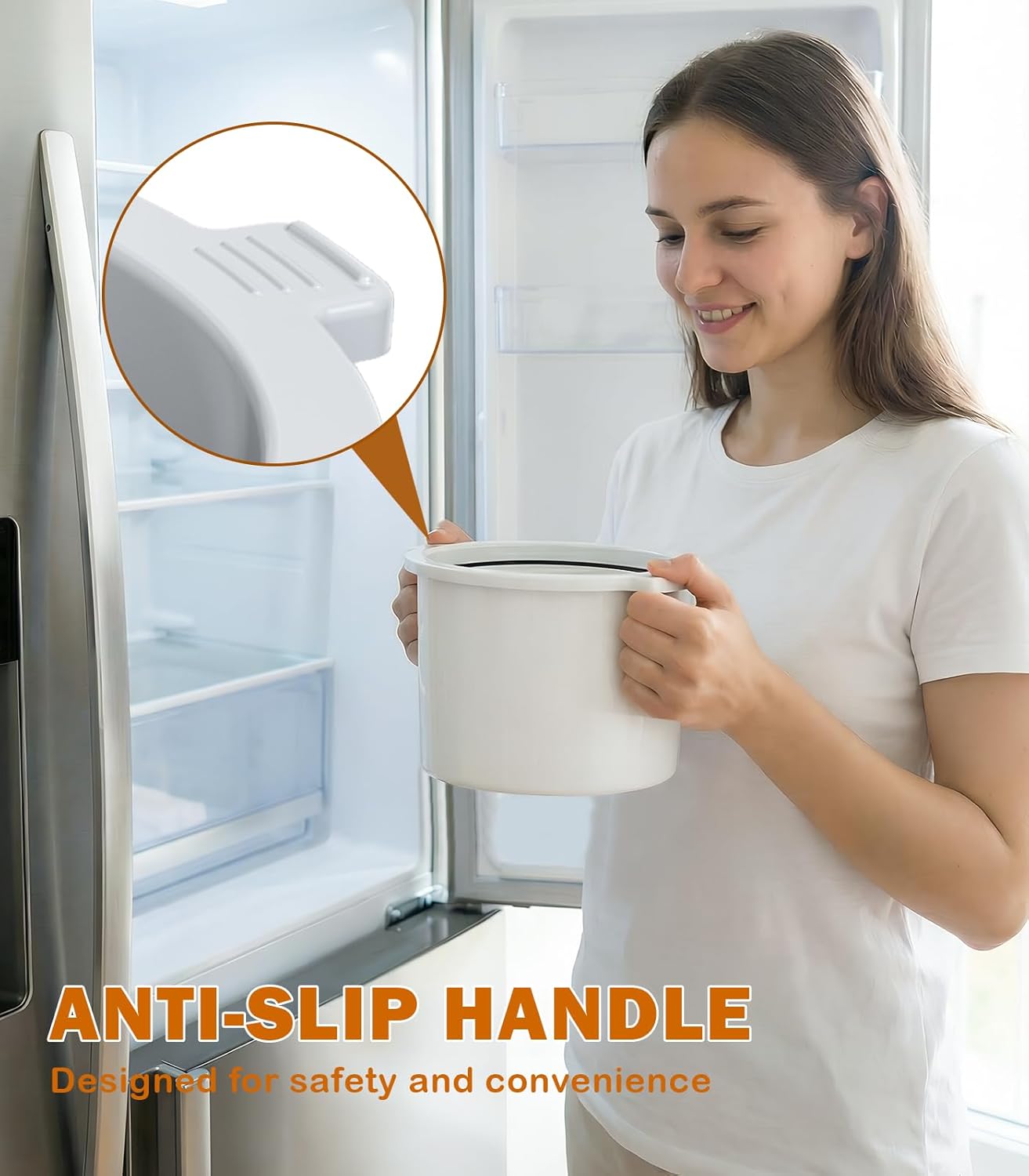 Ice Cream Maker Machine, 1.52 Quarts Ice Cream, Sorbet and Frozen Yogurt Machine, 1.52-Qt Insulated Freezer Bowl, LCD Screen and Timer, Quick Results, Easy to Operate and Clean