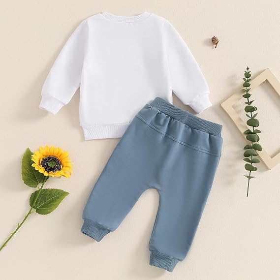 Ensemble Bébé Garçon 2 Pièces Loalirando - Sweat Manches Longues Pantalon 0-3 Ans Habillement Bébé Confortable Ensemble Bébé Garçon 2 Pièces Loalirando - Sweat Manches Longues Pantalon 0-3 Ans Habillement Bébé Confortable